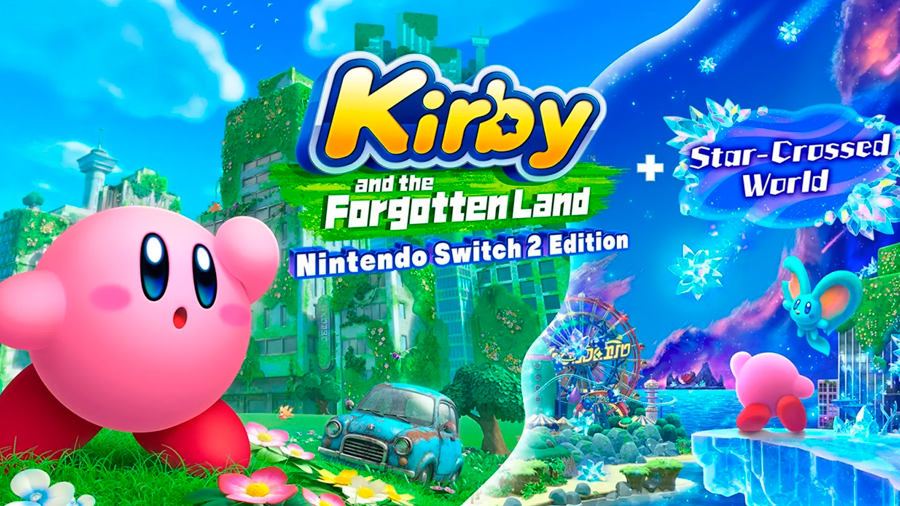 خرید بازی Kirby and the Forgotten Land + Star-Crossed World برای Nintendo Switch 2؛ ماجراجویی جدید کربی در دنیایی ناشناخته