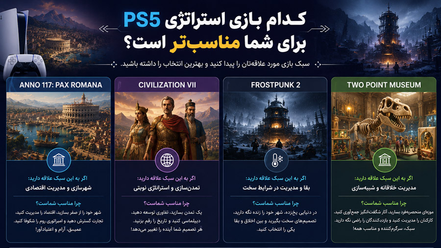 بازی استراتژی PS5