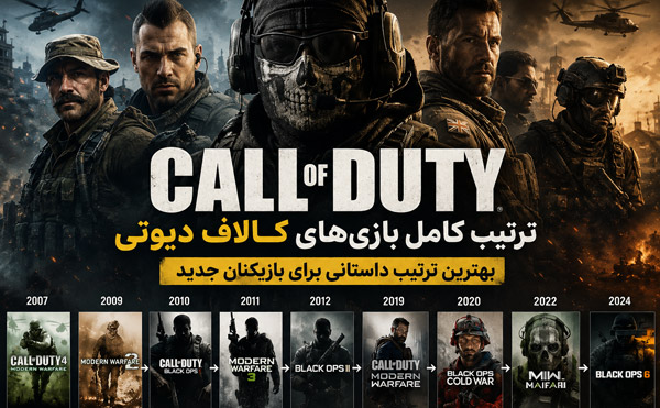 ترتیب بازیهای Call of Duty | از کدام نسخه شروع کنیم؟
